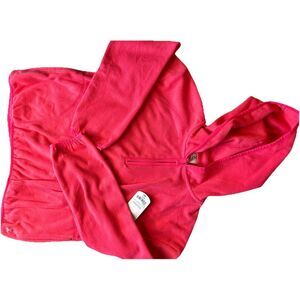 Xersion Brand‎ New Size XL Regular Girl's Pink 1/4 Zip Hoodie Light Jacket